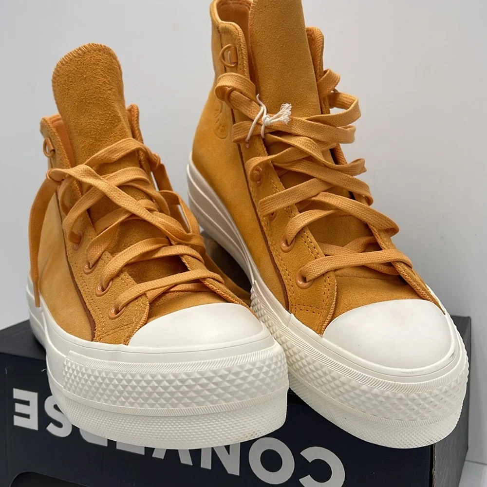 Converse WMNS CTAS LIFT HI TIGER MOTH/TAWNY OWL/EGRET A05419C Platforms Sneakers